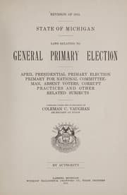 Tapa de Laws relating to general primary election