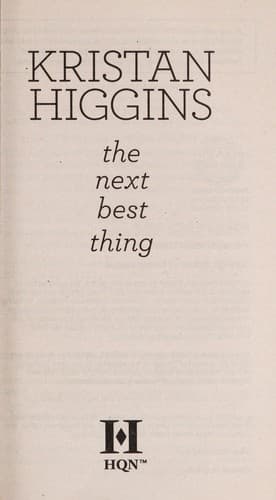 Tapa de The next best thing