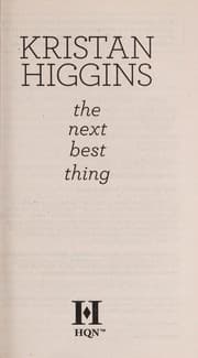Tapa de The next best thing