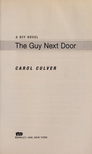 Tapa de The guy next door