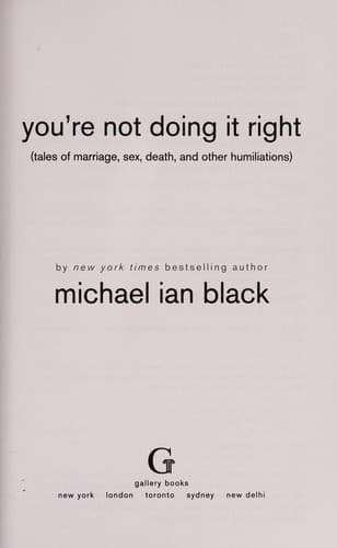 Tapa de You're not doing it right