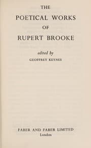 Tapa de The poetical works of Rupert Brooke