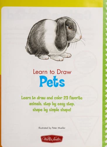 Tapa de Learn to draw pets