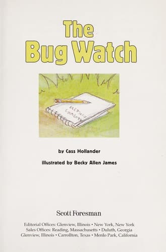 Tapa de The bug watch