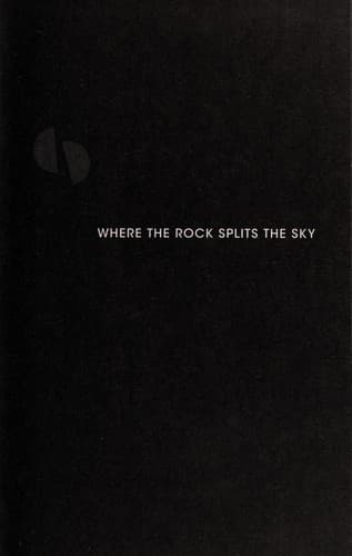 Tapa de Where the rock splits the sky