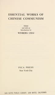 Tapa de Essential works of Chinese communism