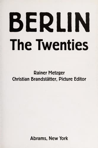 Tapa de Berlin