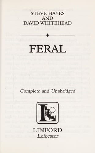Tapa de Feral