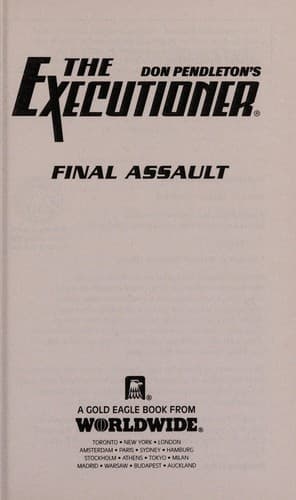 Tapa de Don Pendleton's the executioner