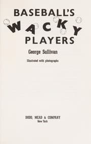 Tapa de Baseball's wacky players