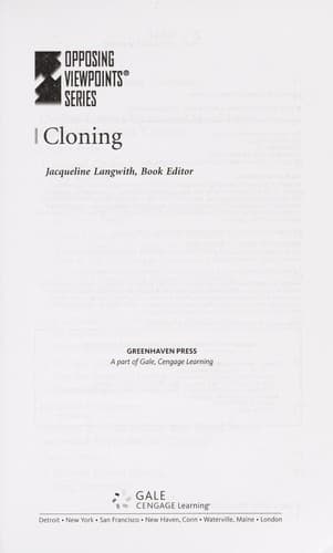 Tapa de Cloning