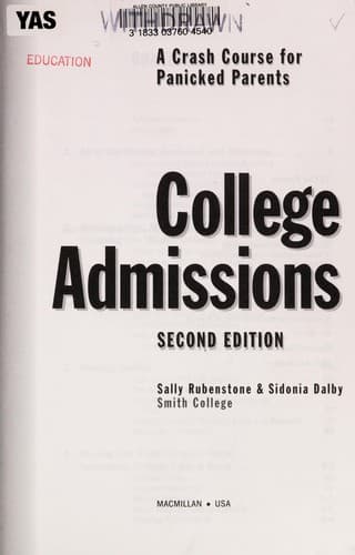 Tapa de College admissions