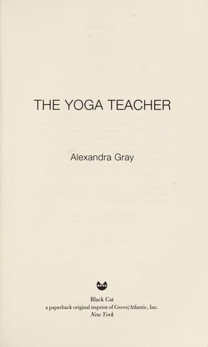 Tapa de The yoga teacher