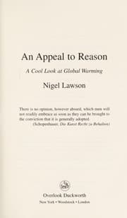 Tapa de An appeal to reason