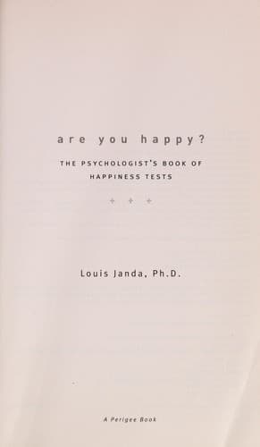 Tapa de Are you happy?