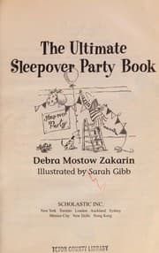 Tapa de The Ultimate sleepover party book