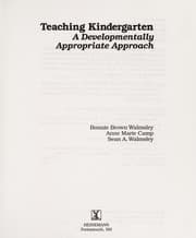 Tapa de Teaching kindergarten