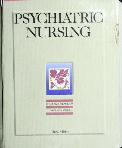 Tapa de Psychiatric nursing