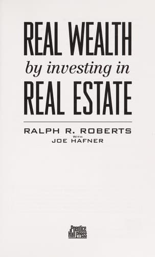 Tapa de Real wealth through real estate