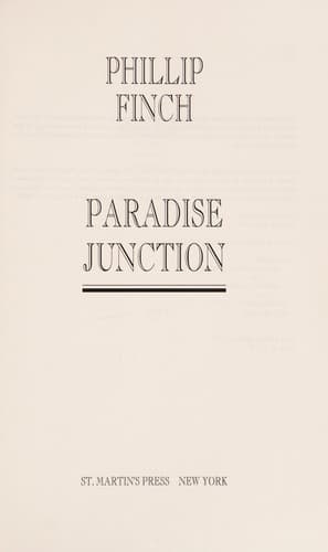 Tapa de Paradise Junction