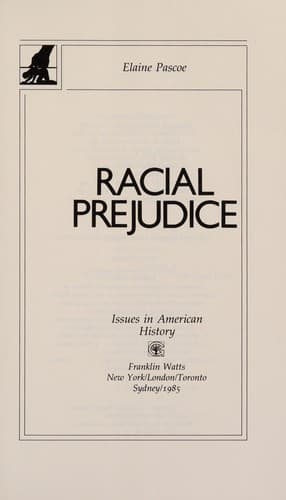 Tapa de Racial prejudice