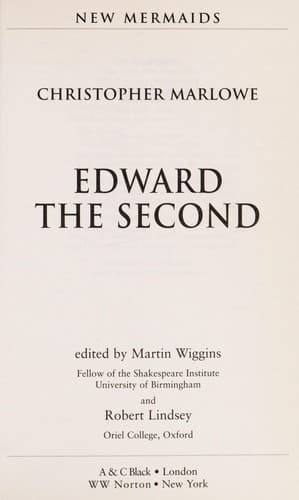 Tapa de Edward the Second