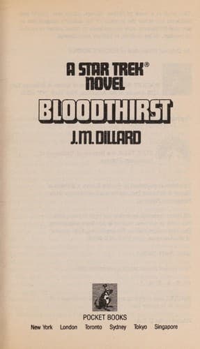 Tapa de BLOODTHIRST