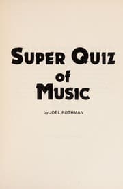 Tapa de Super Quiz of Music