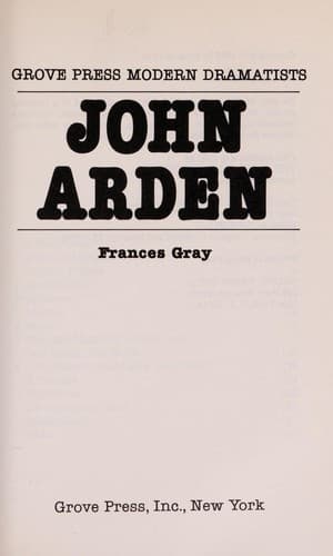 Tapa de John Arden