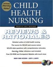Tapa de Child health nursing