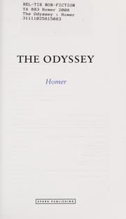 Tapa de Odyssey, Homer