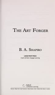 Tapa de The art forger