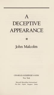 Tapa de A deceptive appearance