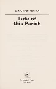 Tapa de Late of this parish