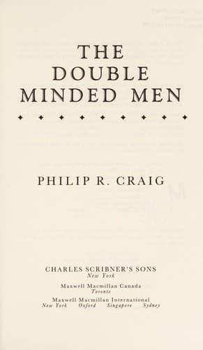 Tapa de The double minded men