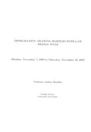 Tapa de Immigration