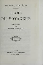 Tapa de L'âme du voyageur