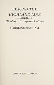 Tapa de Beyond the Highland line