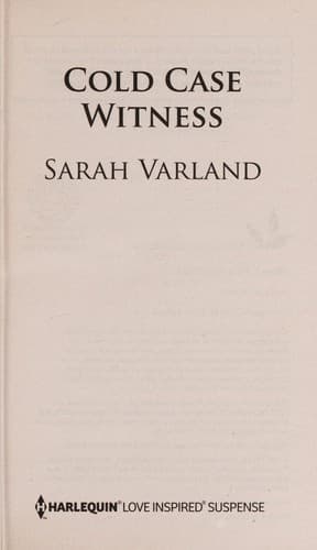 Tapa de Cold case witness
