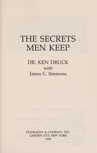 Tapa de The secrets men keep