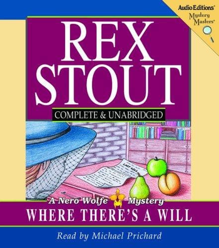 Tapa de Where There's a Will (A Nero Wolfe Mystery)