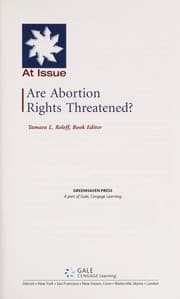 Tapa de Are abortion rights threatened?