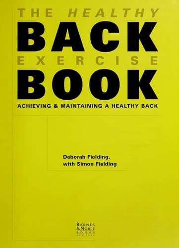 Tapa de The healthy back exercise book
