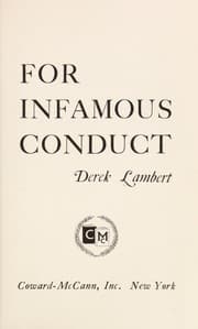 Tapa de For infamous conduct