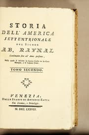 Tapa de Storia dell'America Settentrionale