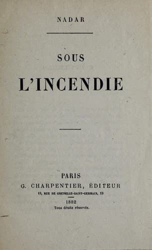 Tapa de Sous l'incendie