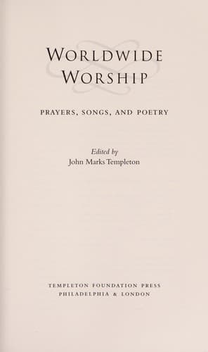 Tapa de Worldwide worship