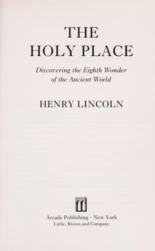 Tapa de The holy place