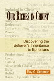 Tapa de Our riches in Christ
