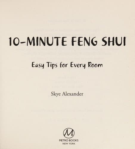 Tapa de 10-minute feng shui
